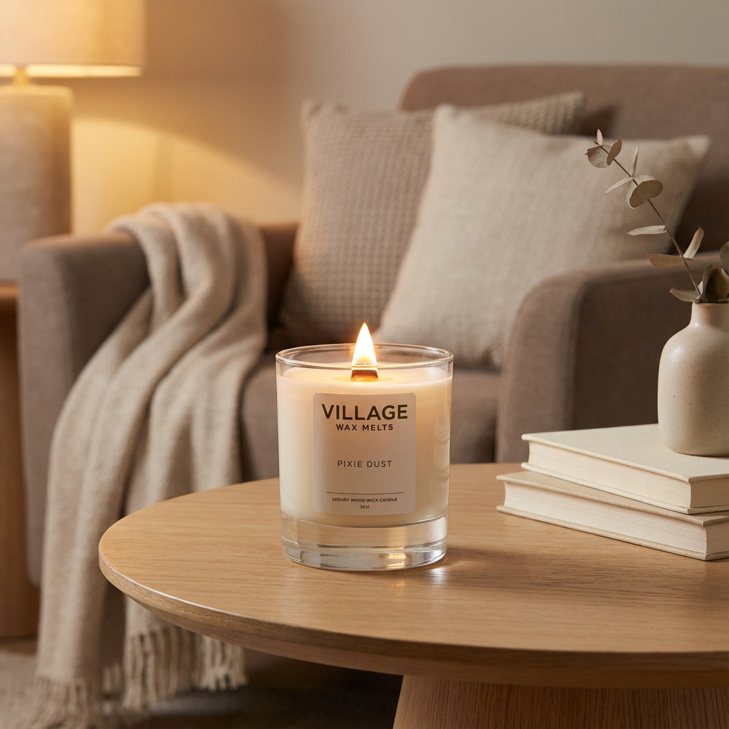 Pixie Dust Wood Wick Candle 30cl