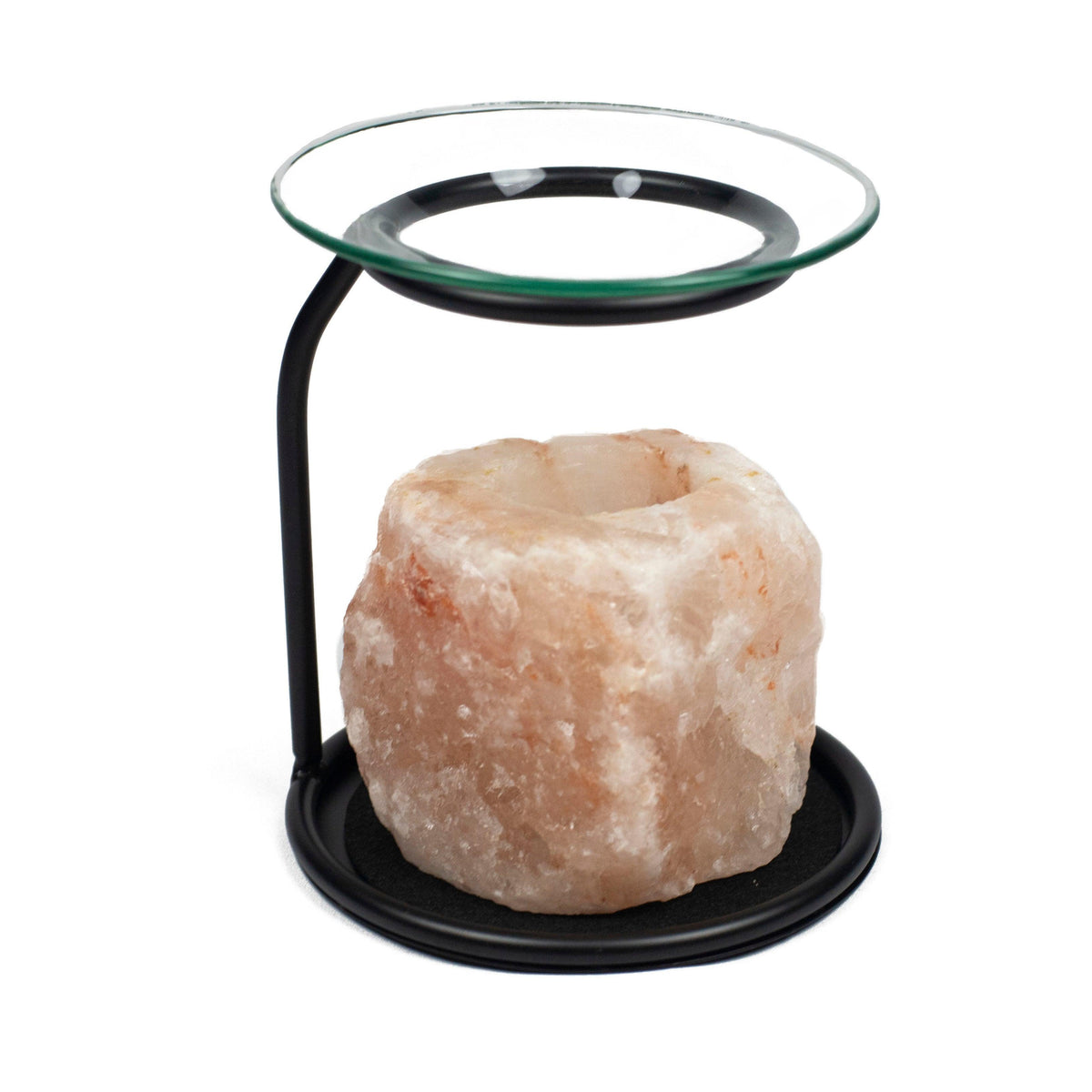 Crystal Oil Burner & Wax Burner - Himalayan Salt Crystal – The Happy Place  Things