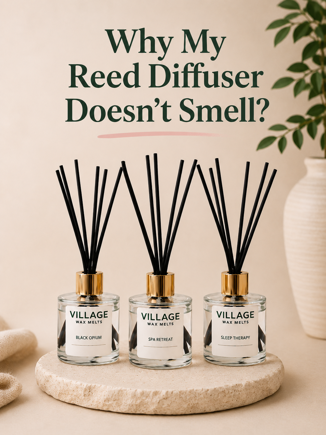 why my reed diffuser doesnt smell?