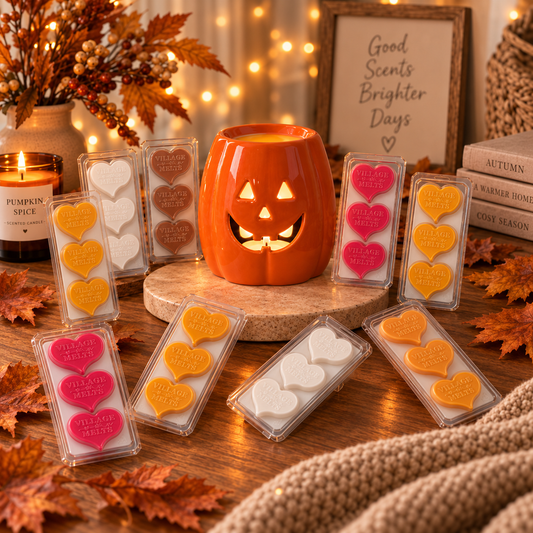 The Ultimate Autumn Wax Melt Bundle (10 Autumn Scents + FREE Pumpkin Burner)