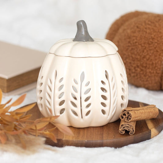 Cream Pumpkin Wax Melt Burner