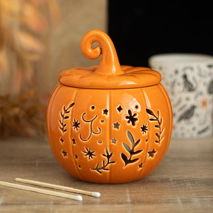 Orange Folk Pumpkin Wax Burner