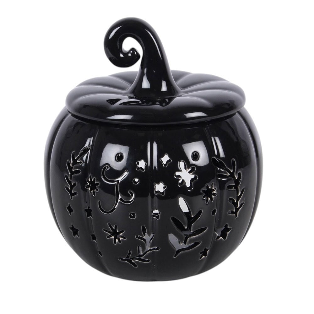 Black Folk Pumpkin Wax Burner