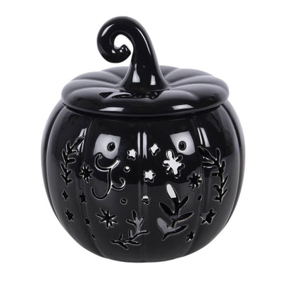 Black Folk Pumpkin Wax Burner