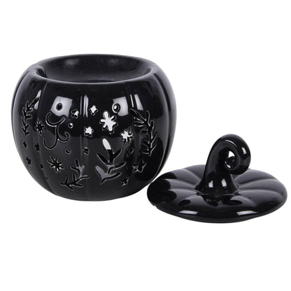 Black Folk Pumpkin Wax Burner