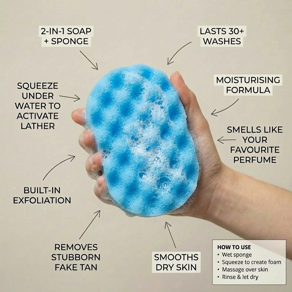 Invictus (For Him) Exfoliating Soap Sponge