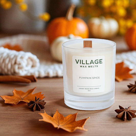 Pumpkin Spice Wood Wick Candle 30cl