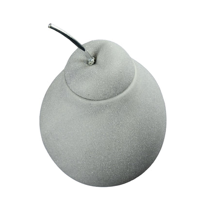 Grey Textured Pear Wax Melt Burner