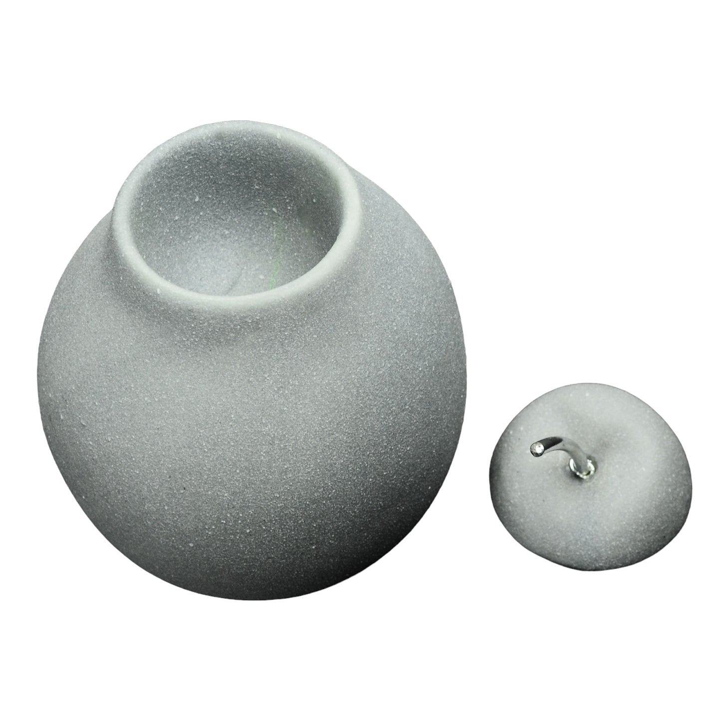 Grey Textured Pear Wax Melt Burner