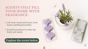 scented melts online uk delivery infographic information