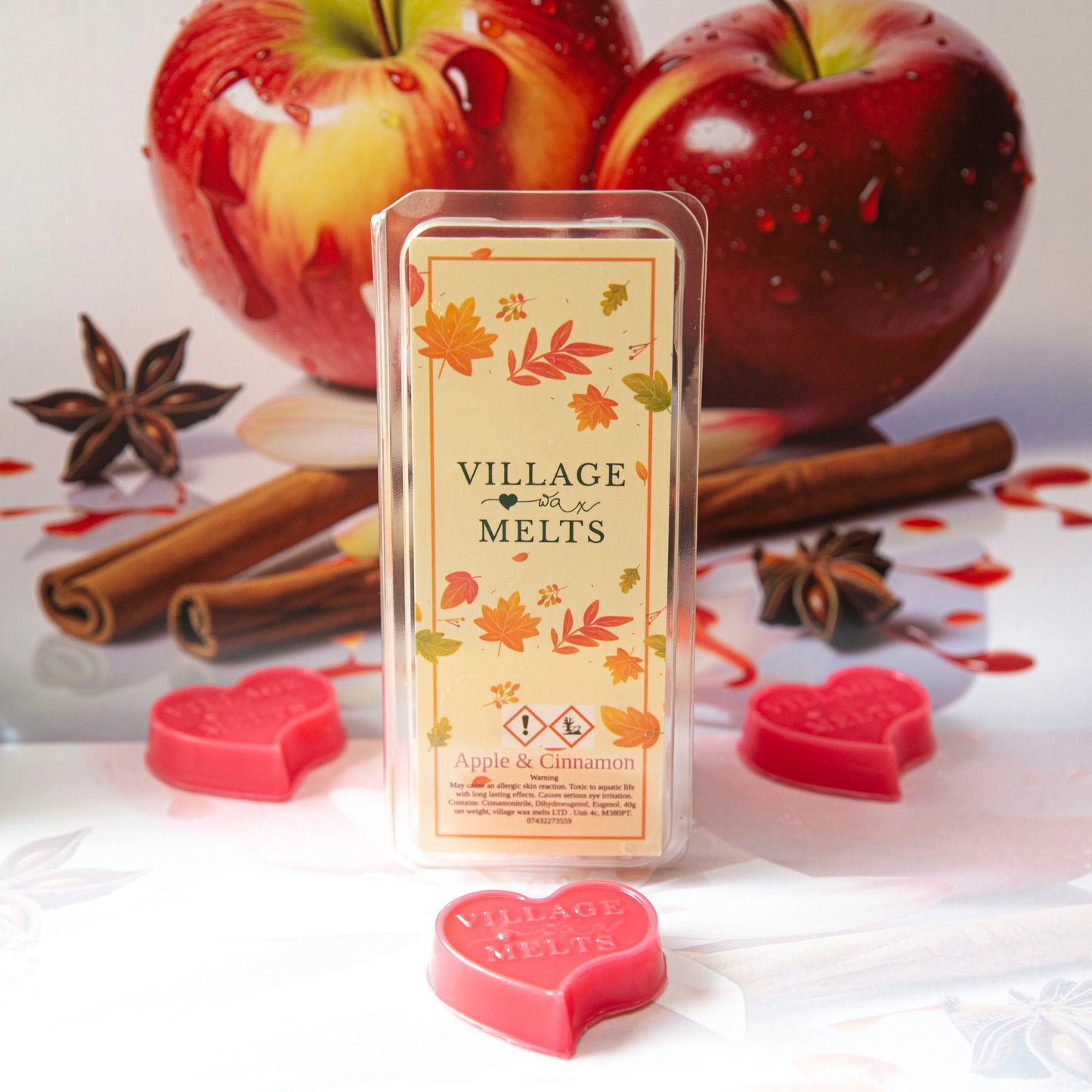 Apple & Cinnamon Wax Melts - Village Wax Melts