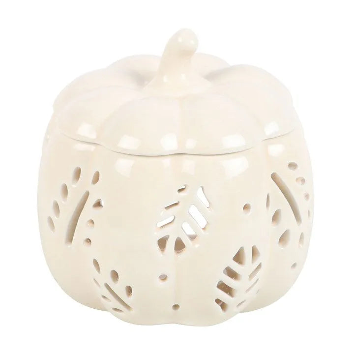 Autumn Leaves Pumpkin Wax Melt Burner Cream - Village Wax Melts