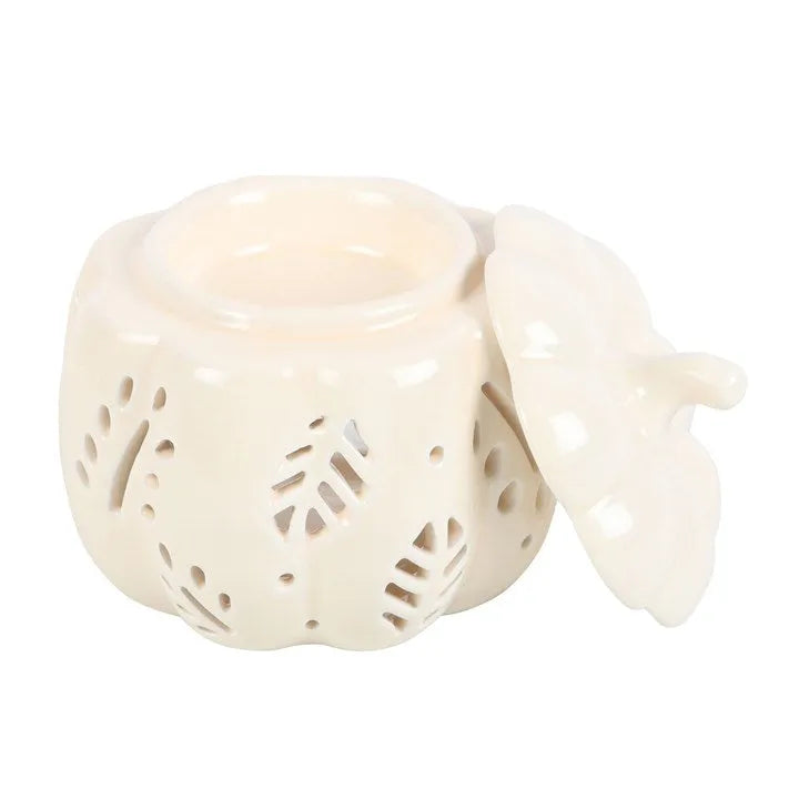 Autumn Leaves Pumpkin Wax Melt Burner Cream - Village Wax Melts