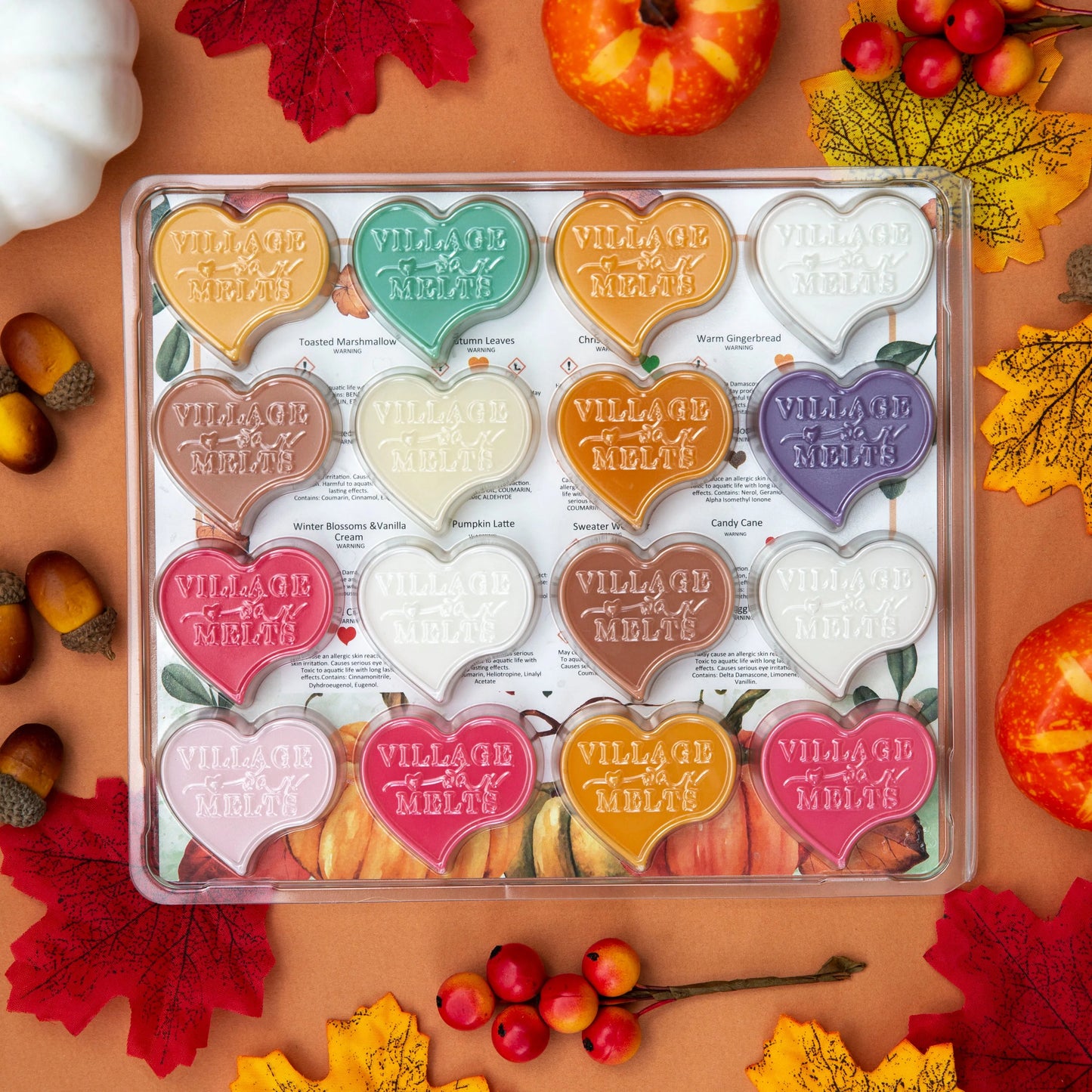 Autumn Wax Melt Sample Box - Village Wax Melts