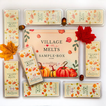 Autumn Wax Melt Sample Box - Village Wax Melts