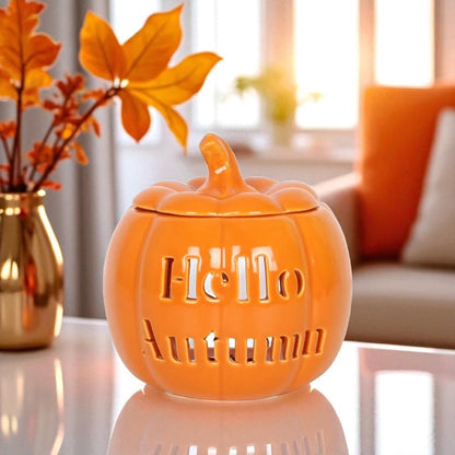Hello Autumn Pumpkin Wax Burner