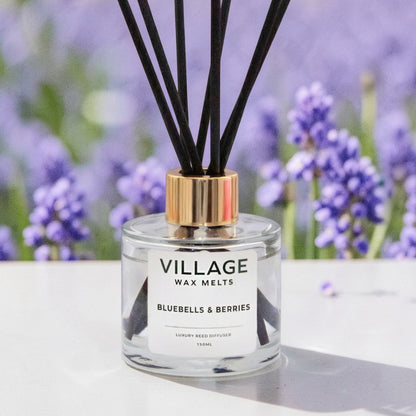 Reed Diffuser - Bluebells & Berries - 150ml & 7 Reed Sticks