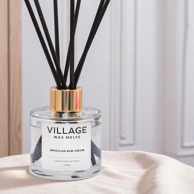 Brazilian Bum Cream Reed Diffuser 150ml with 7 Reed Sticks