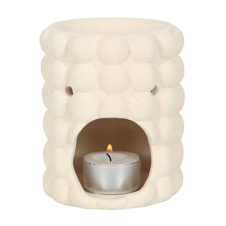 Bubble Cream Speckle Wax Melt Oil Burner - Village Wax Melts