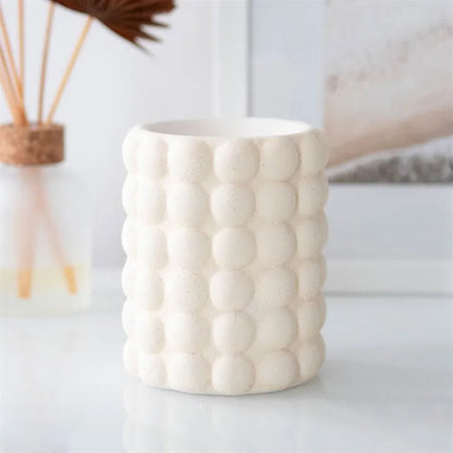 Bubble Cream Speckle Wax Melt Oil Burner - Village Wax Melts