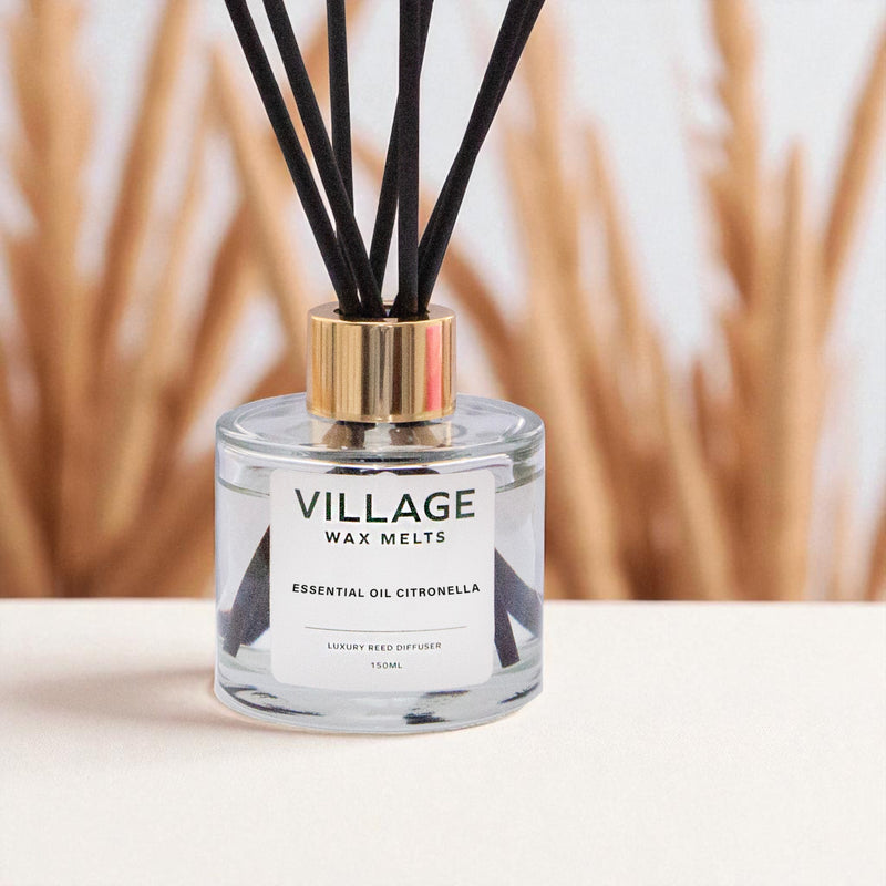 Citronella Essential Oil Reed Diffuser 150ml with 7 Reed Sticks