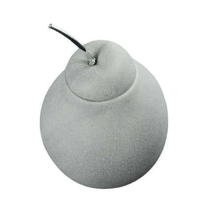 Grey Textured Pear Wax Melt Burner - Village Wax Melts