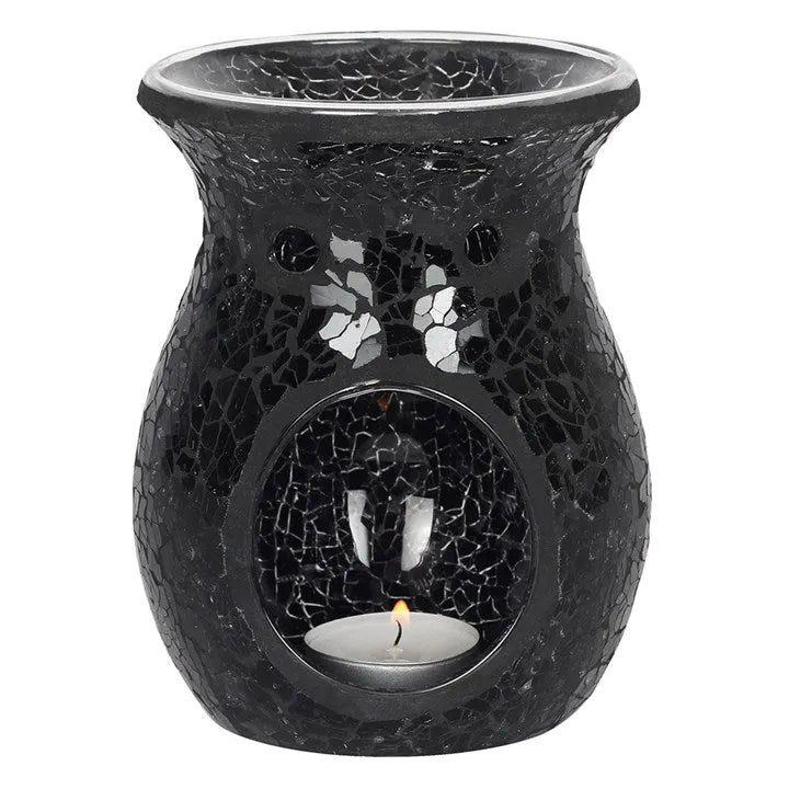 Large Black Crackle Glass - Village Wax Melts