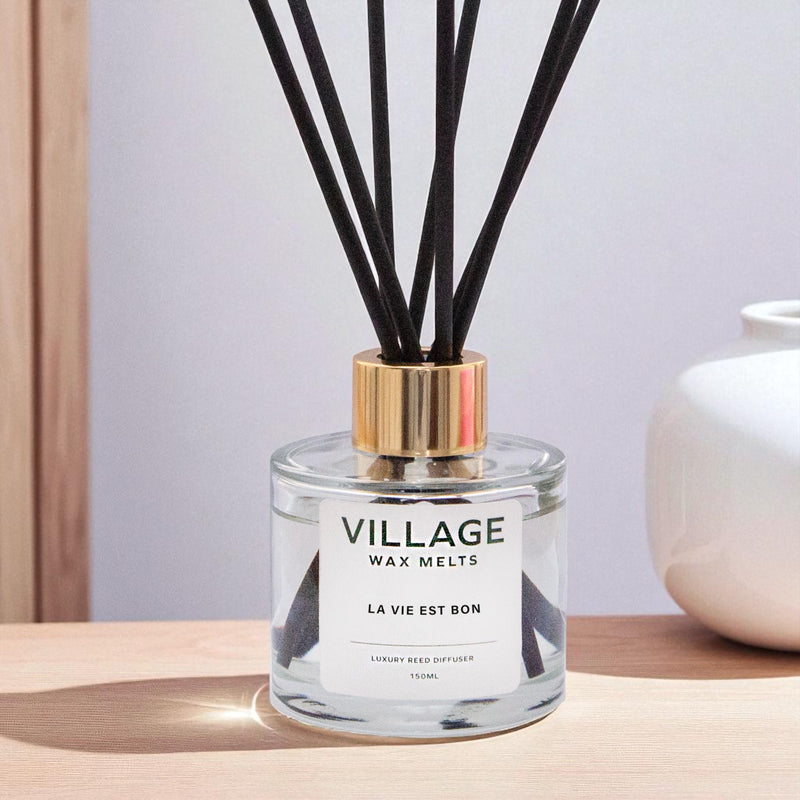La Vie Est Bon Reed Diffuser 150ml with 7 Reed Sticks
