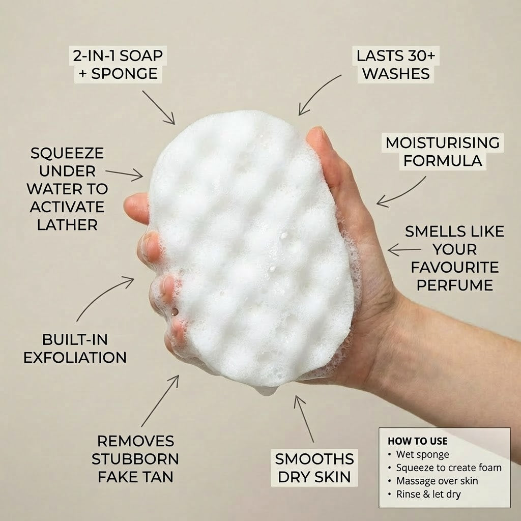 Toasted Marshmallow Exfoliating Soap Sponge