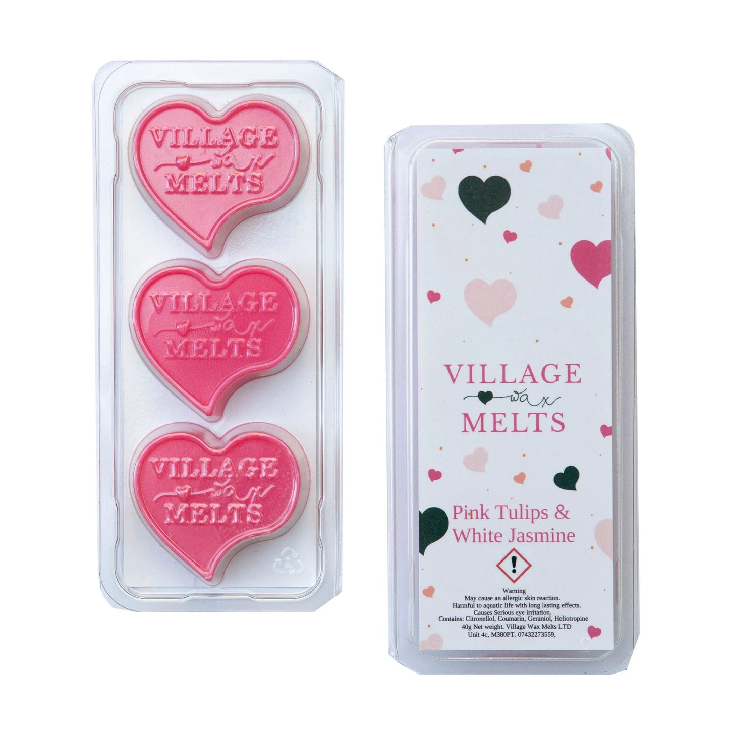 Pink Tulips & White Jasmine Wax Melts - Village Wax Melts