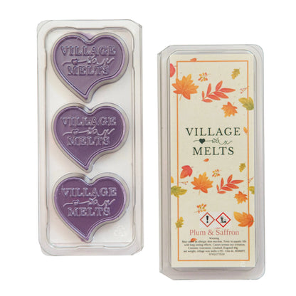 Plum & Saffron Wax Melts - Village Wax Melts