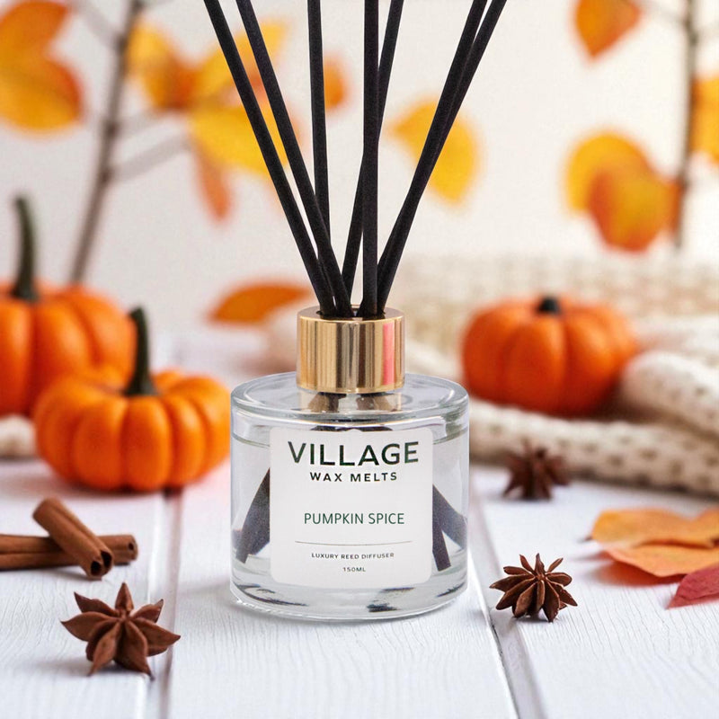 Pumpkin Spice Reed Diffuser 150ml with 7 Reed Sticks