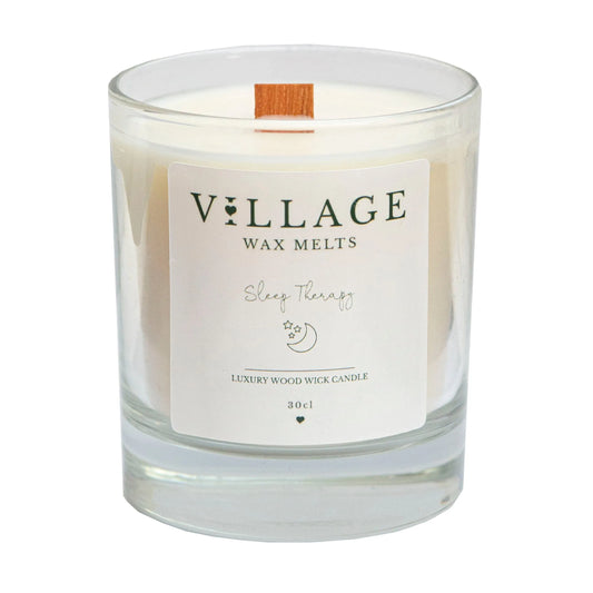 Sleep Therapy Woodwick Candle 30cl - Village Wax Melts