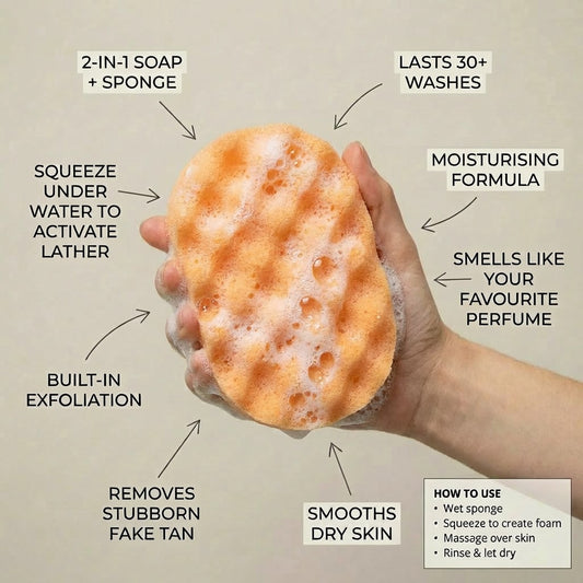 Sticky Dates Exfoliating Soap Sponge