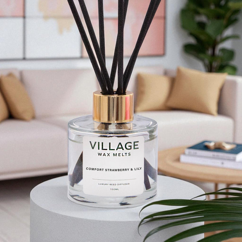 Strawberry & Lily Reed Diffuser 150ml with 7 Reed Sticks