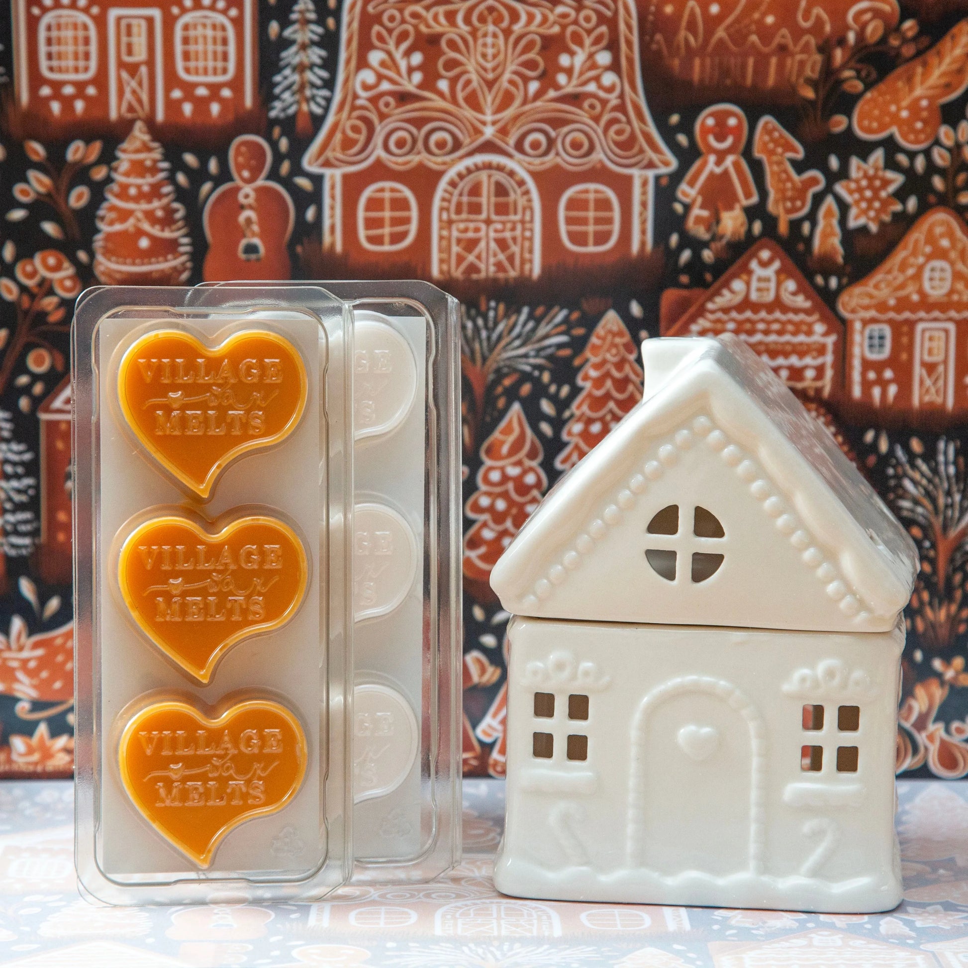 Warm Gingerbread Gel Wax Melts - Village Wax Melts