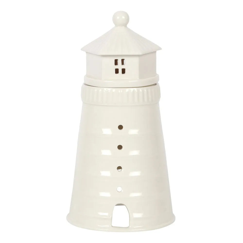 White Lighthouse Wax Melt Burner - Village Wax Melts