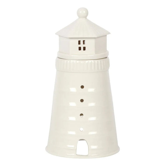 White Lighthouse Wax Melt Burner - Village Wax Melts