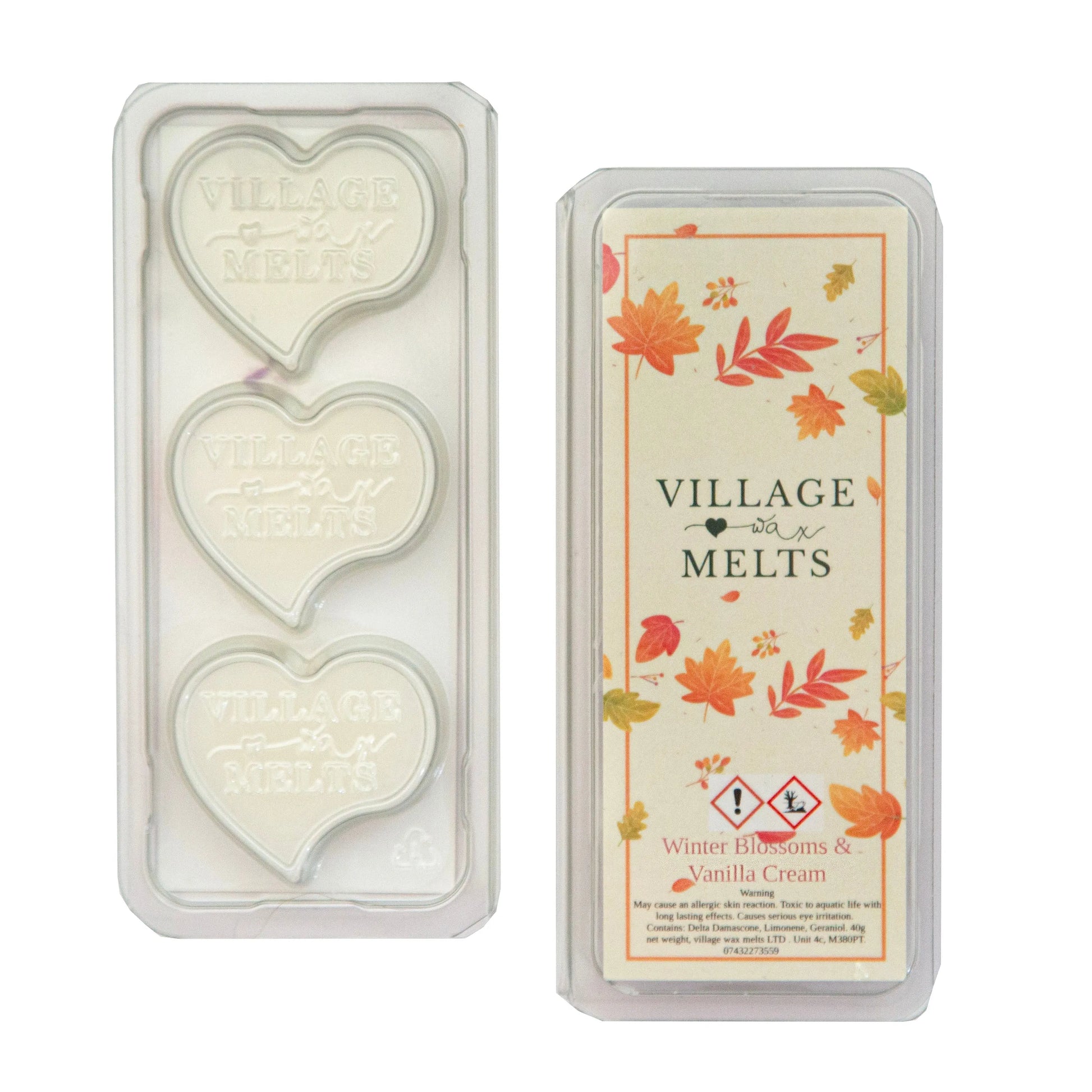 Winter Blossoms & Vanilla Cream Wax Melts - Village Wax Melts