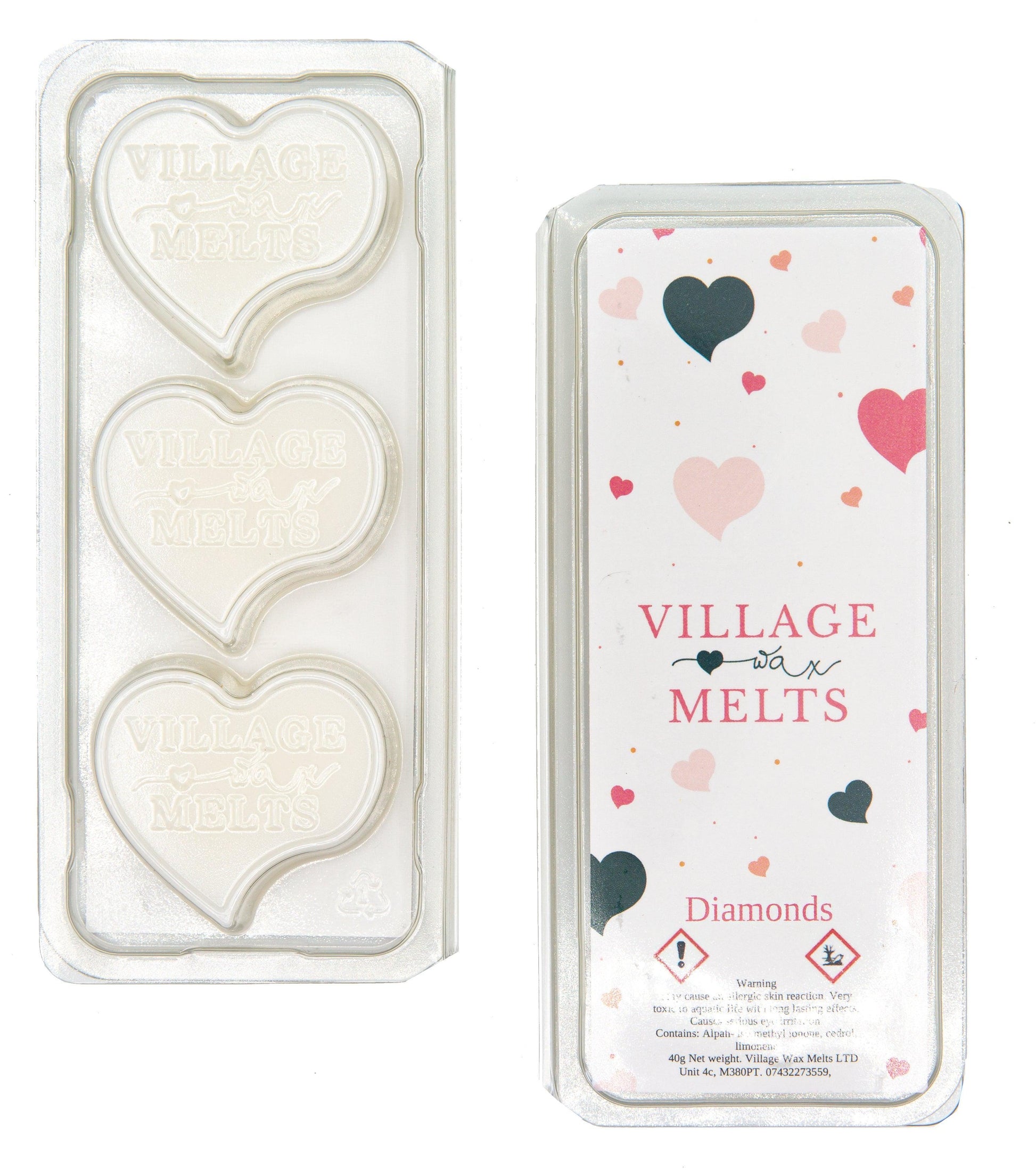 3x Diamonds Wax Melts - Village Wax Melts