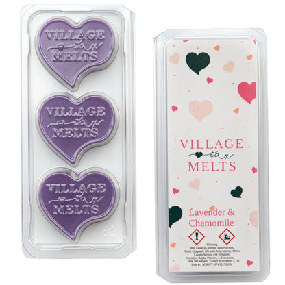 3x Lavender & Chamomile Wax Melts - Village Wax Melts