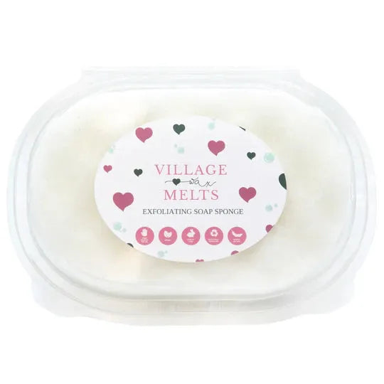 Baby Powder Exfoliating Soap Sponge - Village Wax Melts