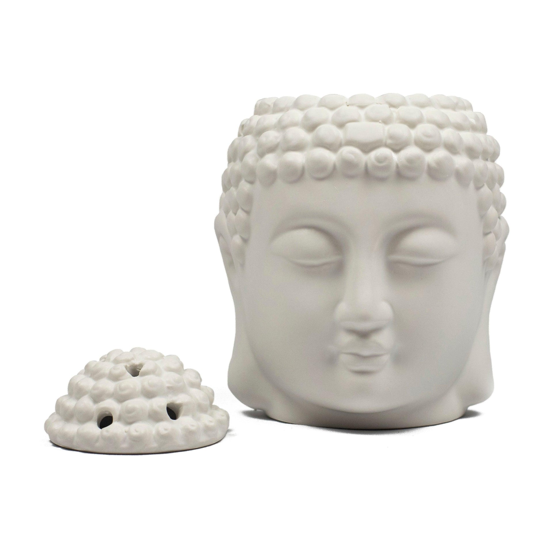 Buddha White Ceramic Wax Melt Warmer - Village Wax Melts