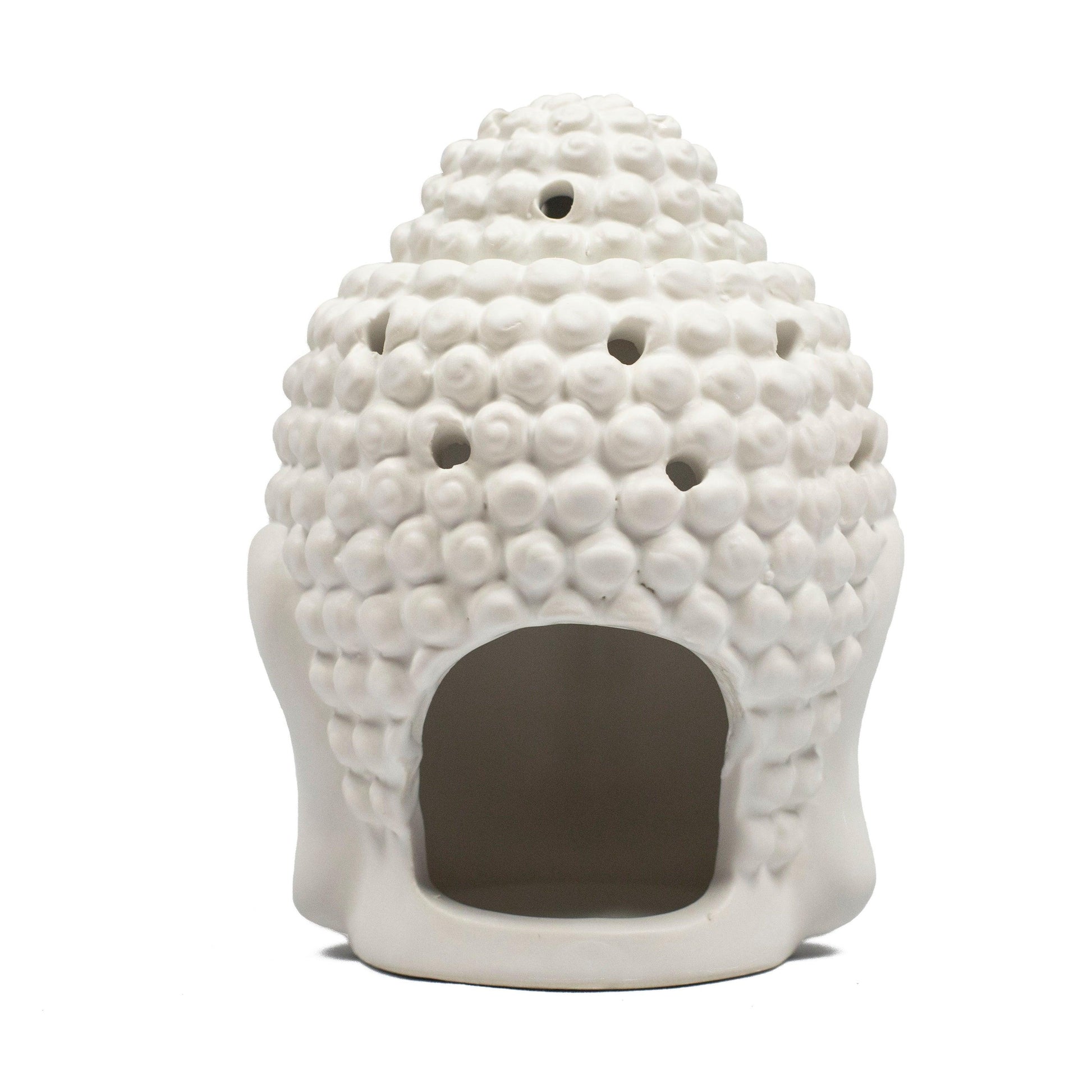 Buddha White Ceramic Wax Melt Warmer - Village Wax Melts
