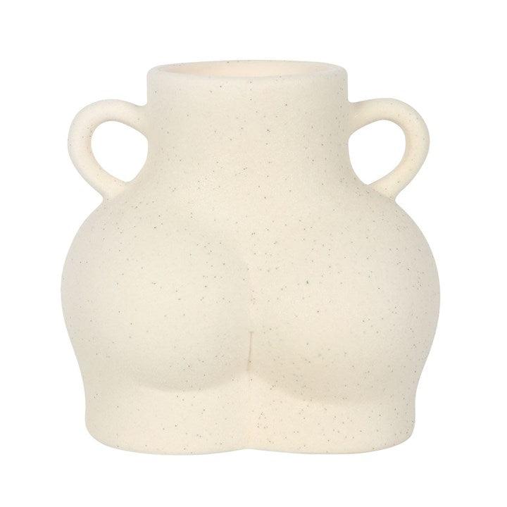 Cream Textured Speckle Bum Wax Burner - Village Wax Melts