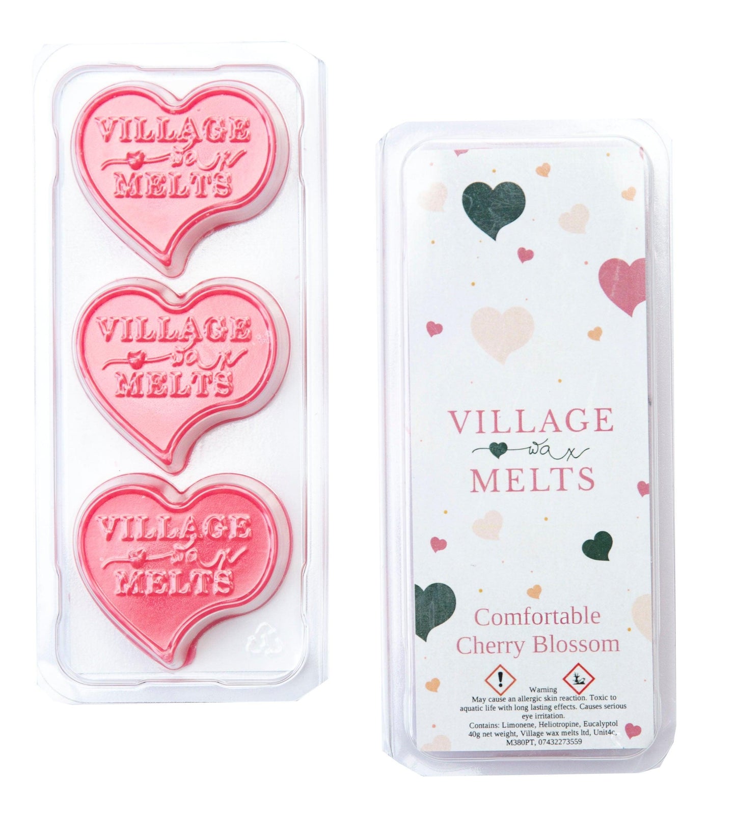 3x Comfortable Cherry Blossom Wax Melts - Village Wax Melts