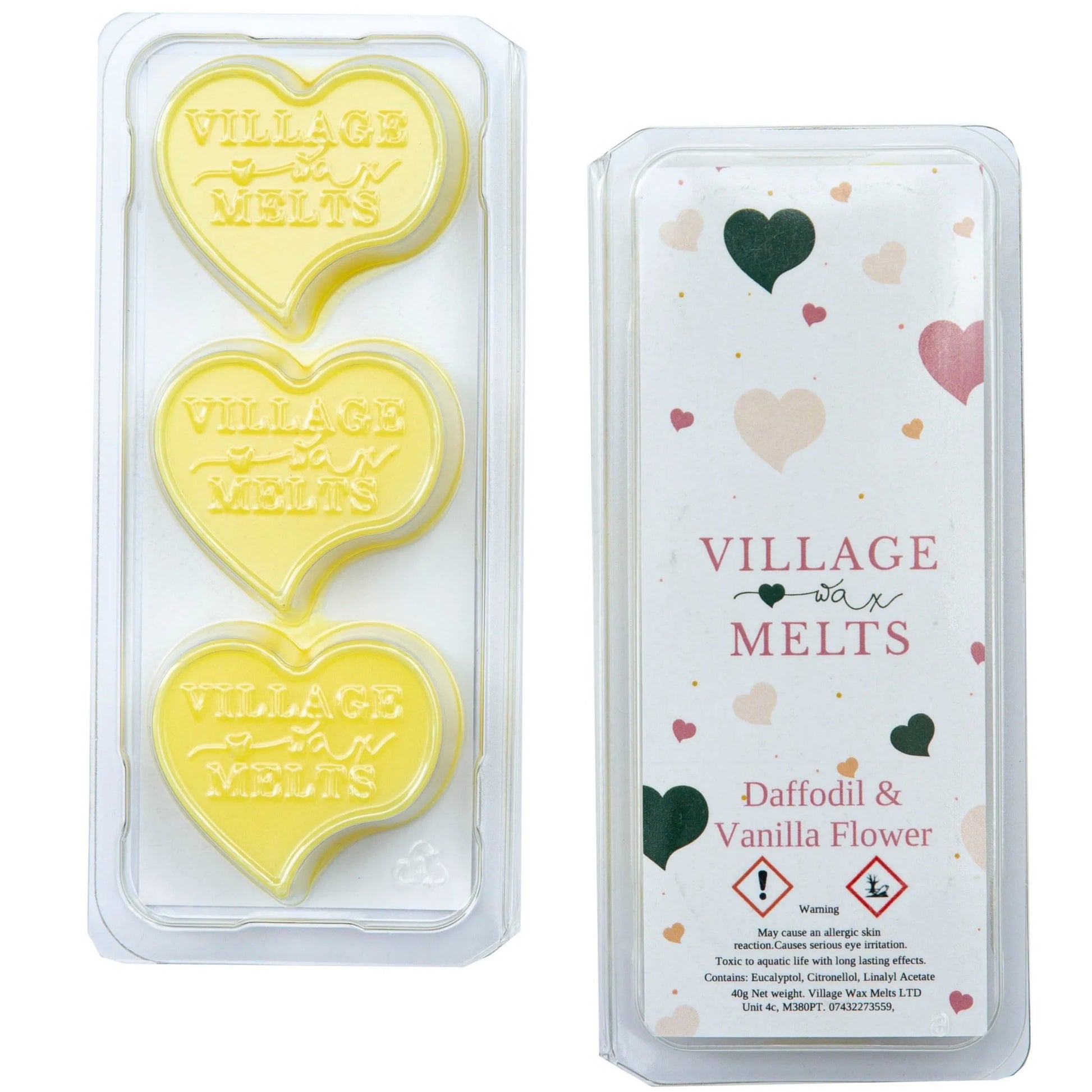 Daffodil & Vanilla Flower Wax Melts - Village Wax Melts