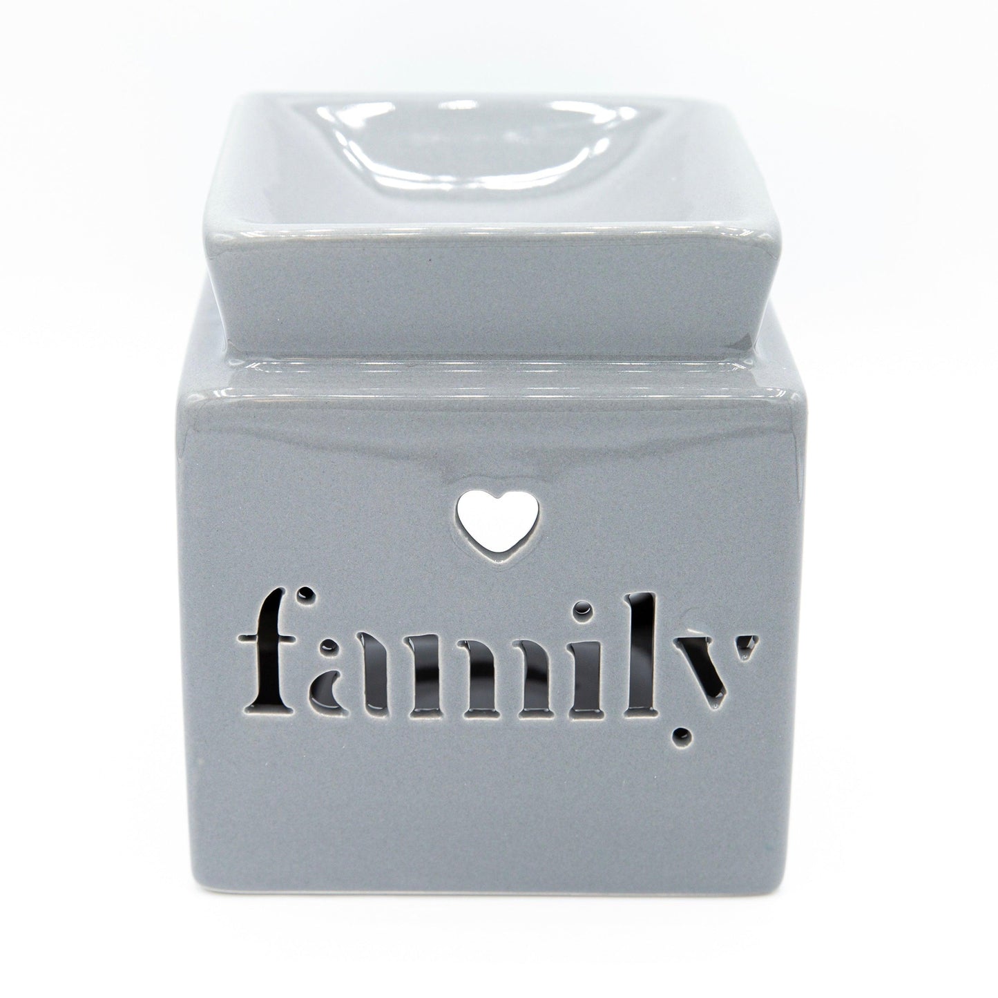 Family Cut Out Wax Melt Warmer (Grey) - Village Wax Melts