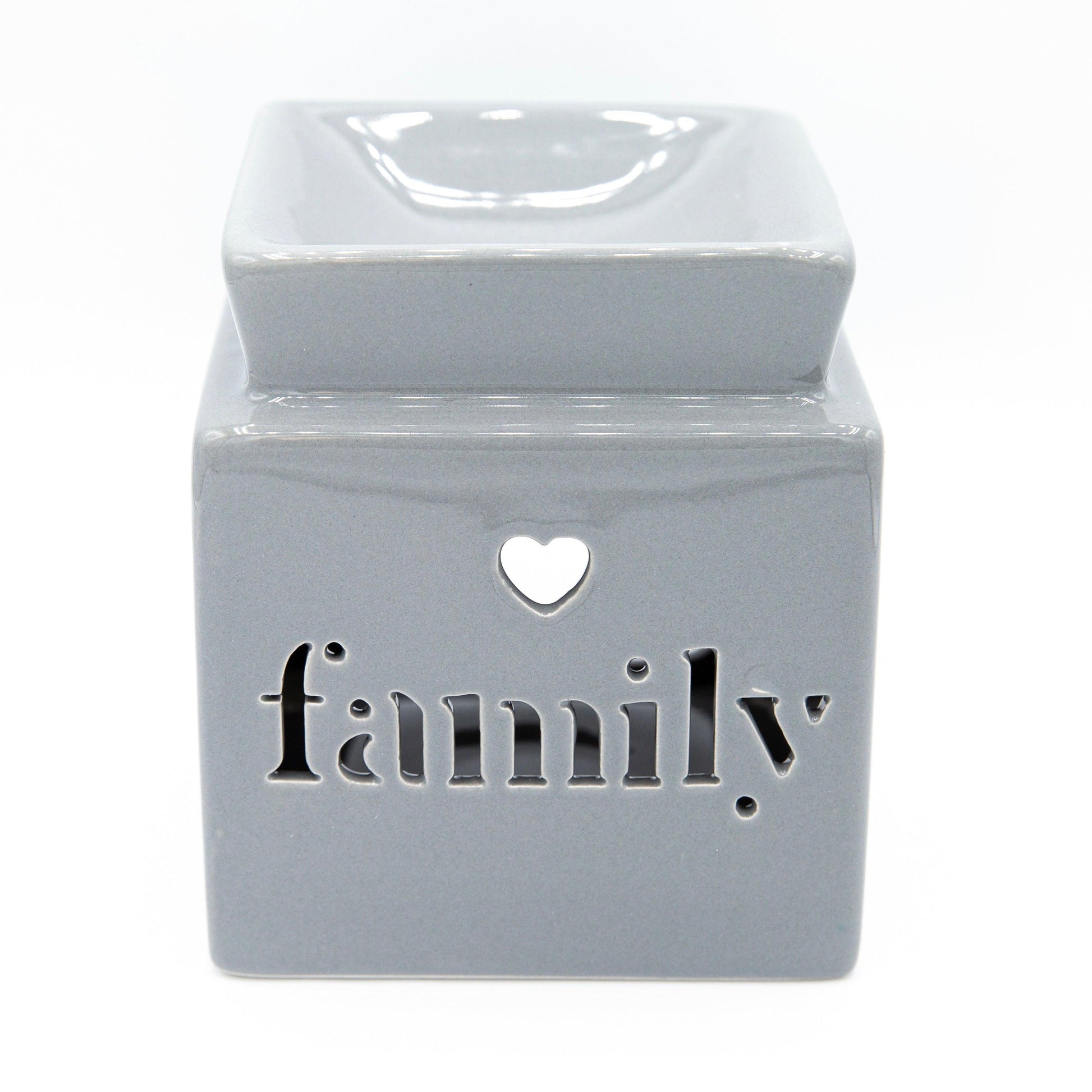 Family Cut Out Wax Melt Warmer (Grey) - Village Wax Melts