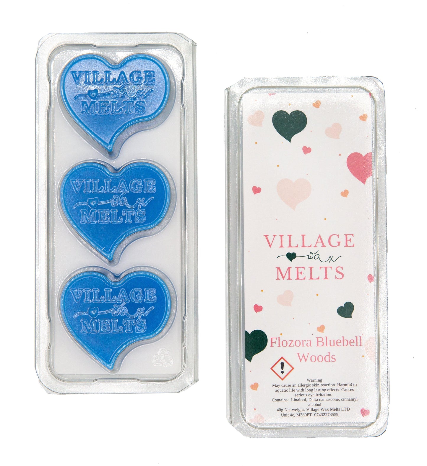 3x Flozora Bluebell Woods Wax Melts - Village Wax Melts